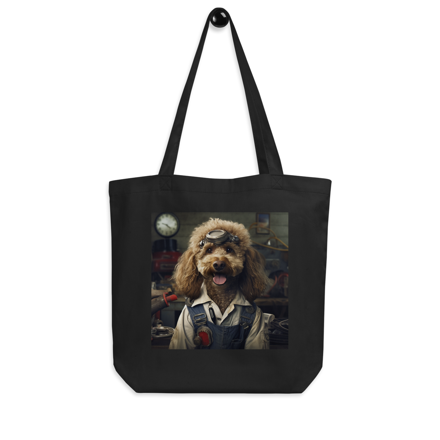 Poodle AutoMechanic Eco Tote Bag