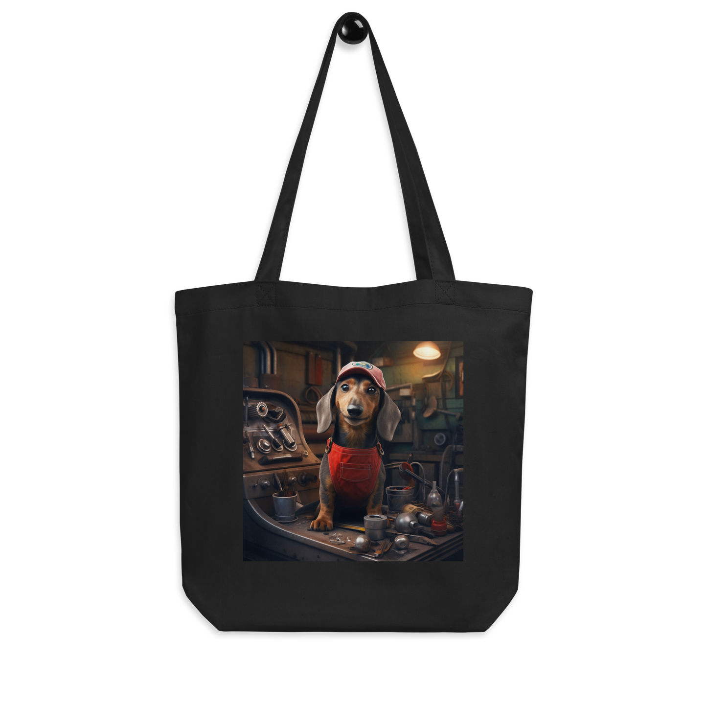 Dachshund AutoMechanic Eco Tote Bag