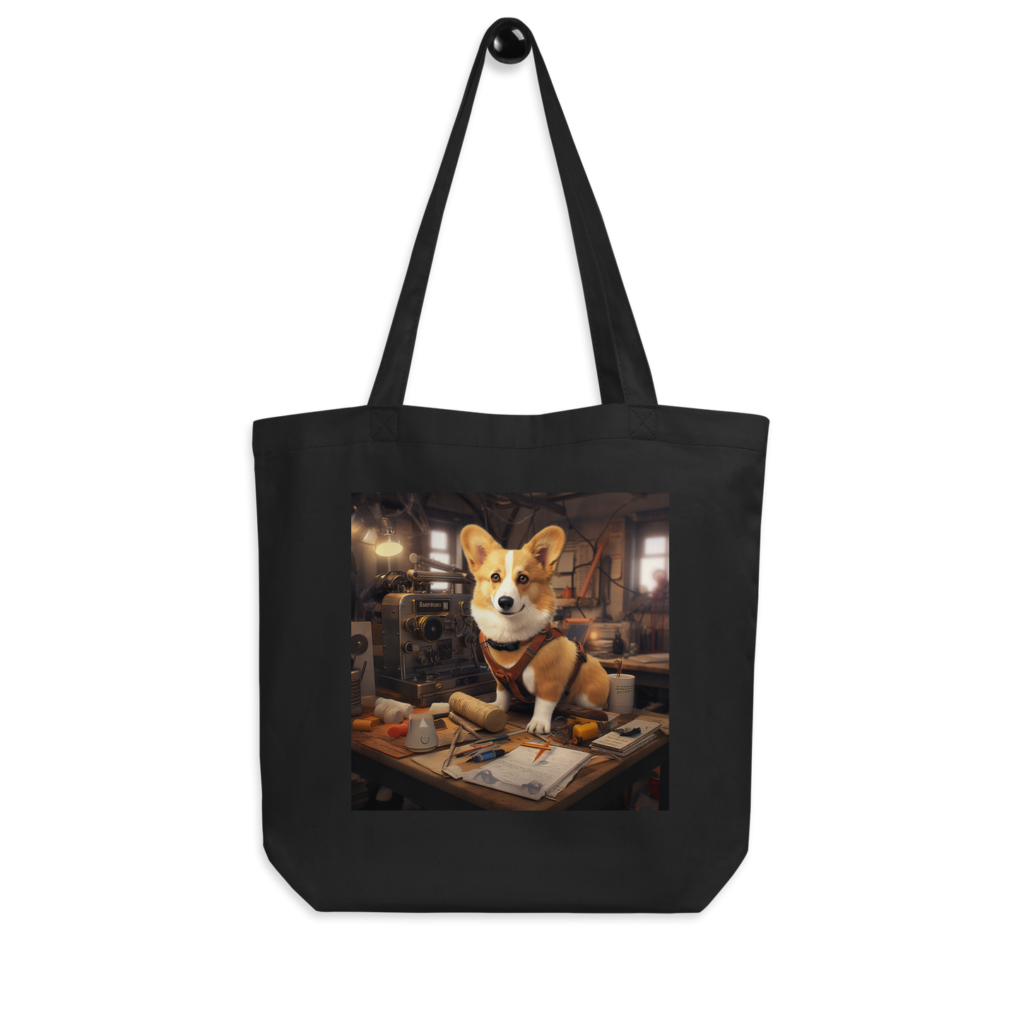 Pembroke Welsh Corgi AutoMechanic Eco Tote Bag