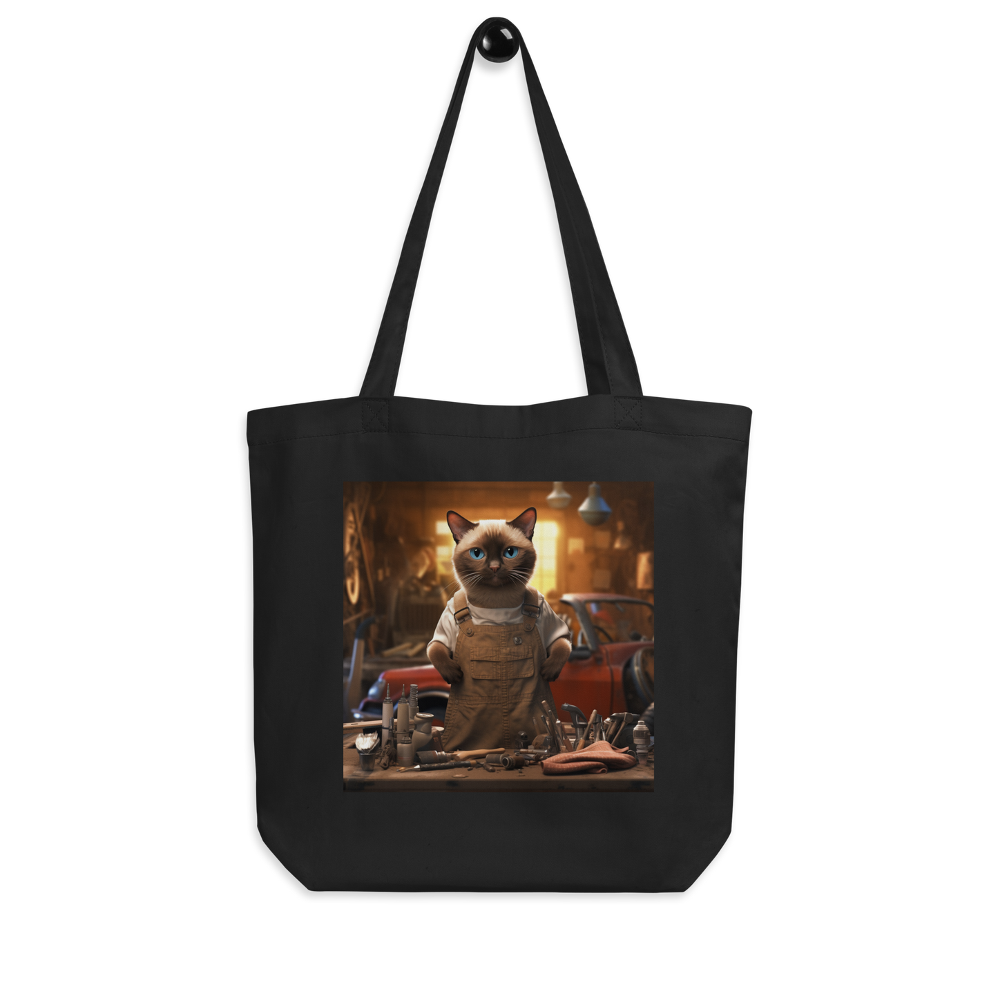 Siamese AutoMechanic Eco Tote Bag