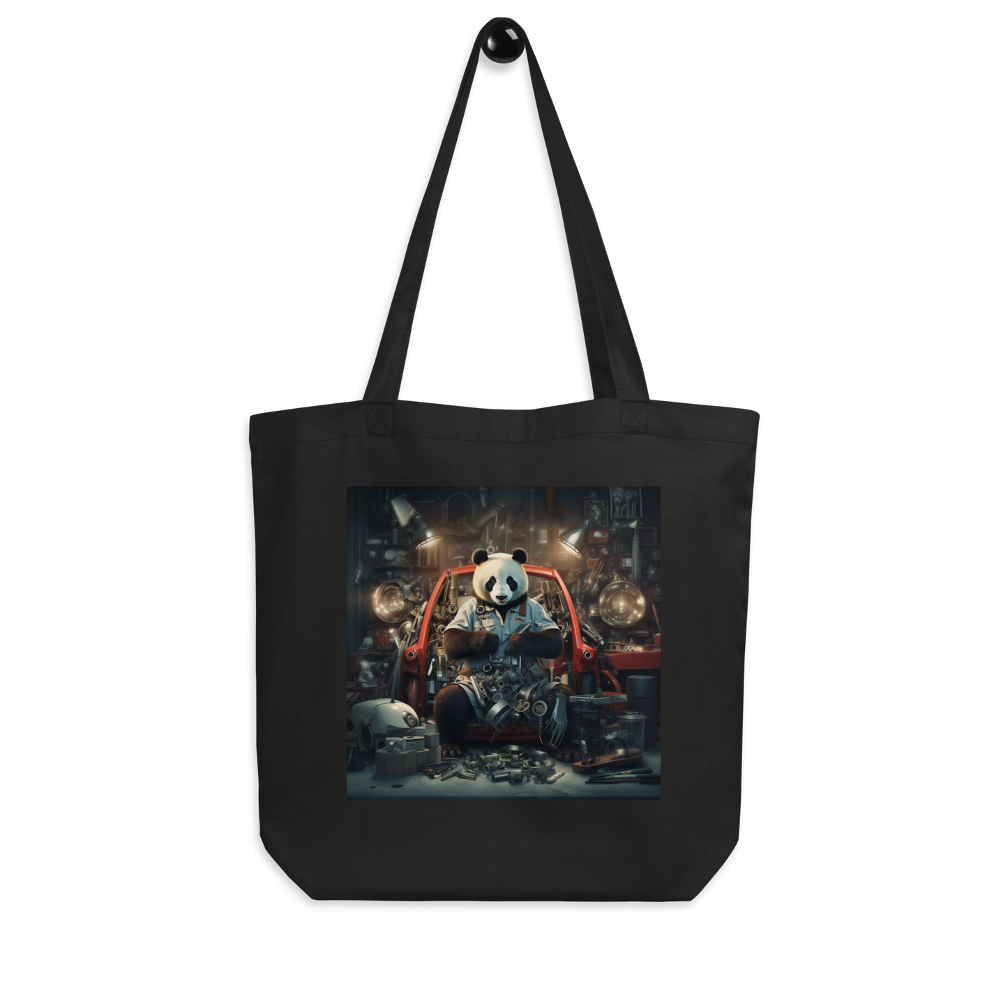 Panda AutoMechanic Eco Tote Bag