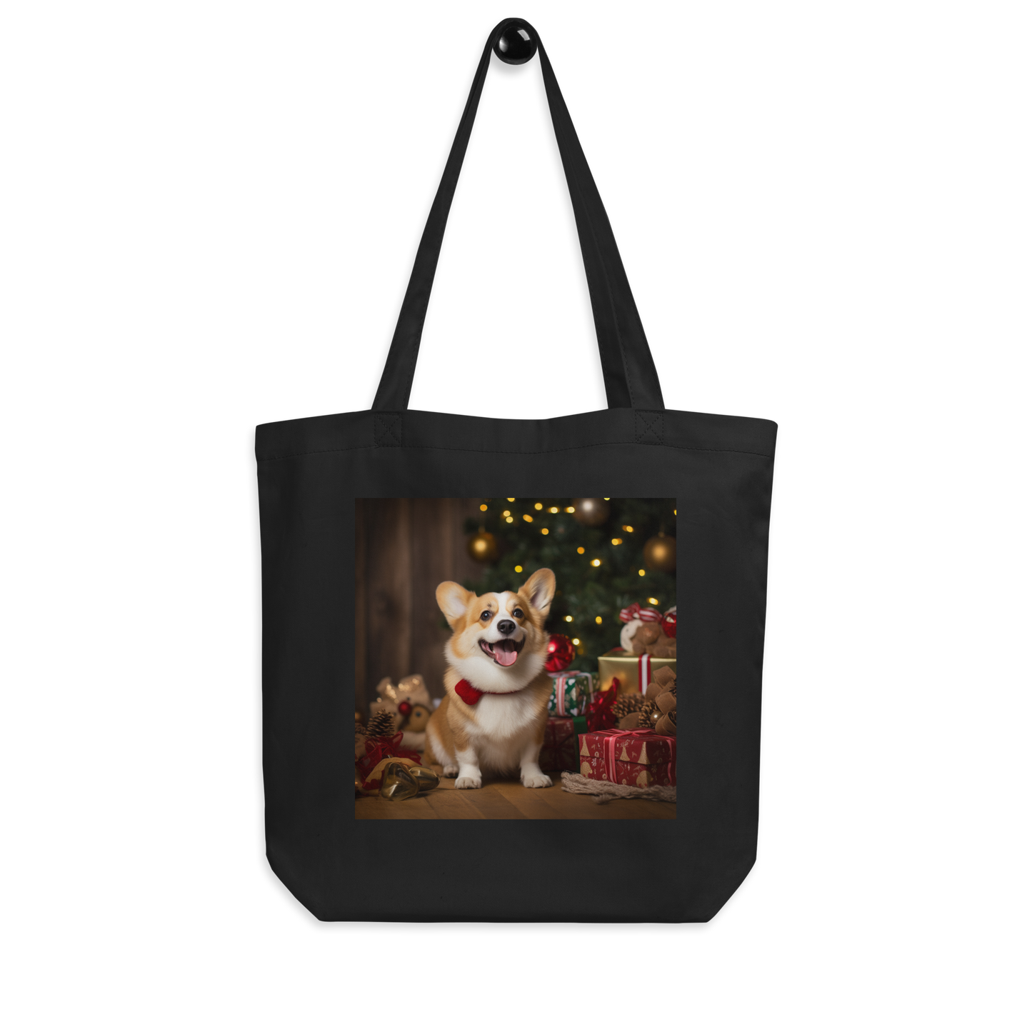 Pembroke Welsh Corgi Christmas Eco Tote Bag