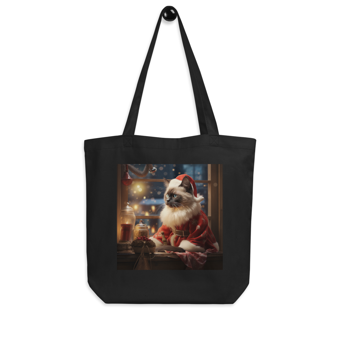 Siamese Christmas Eco Tote Bag