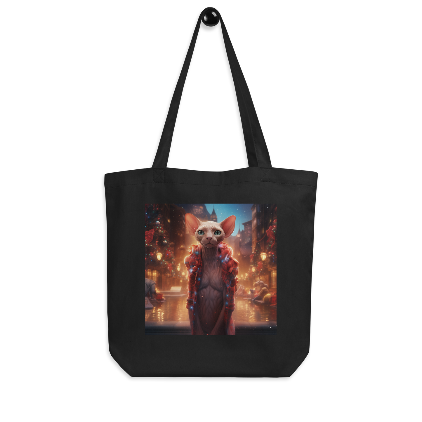 Sphynx Christmas Eco Tote Bag