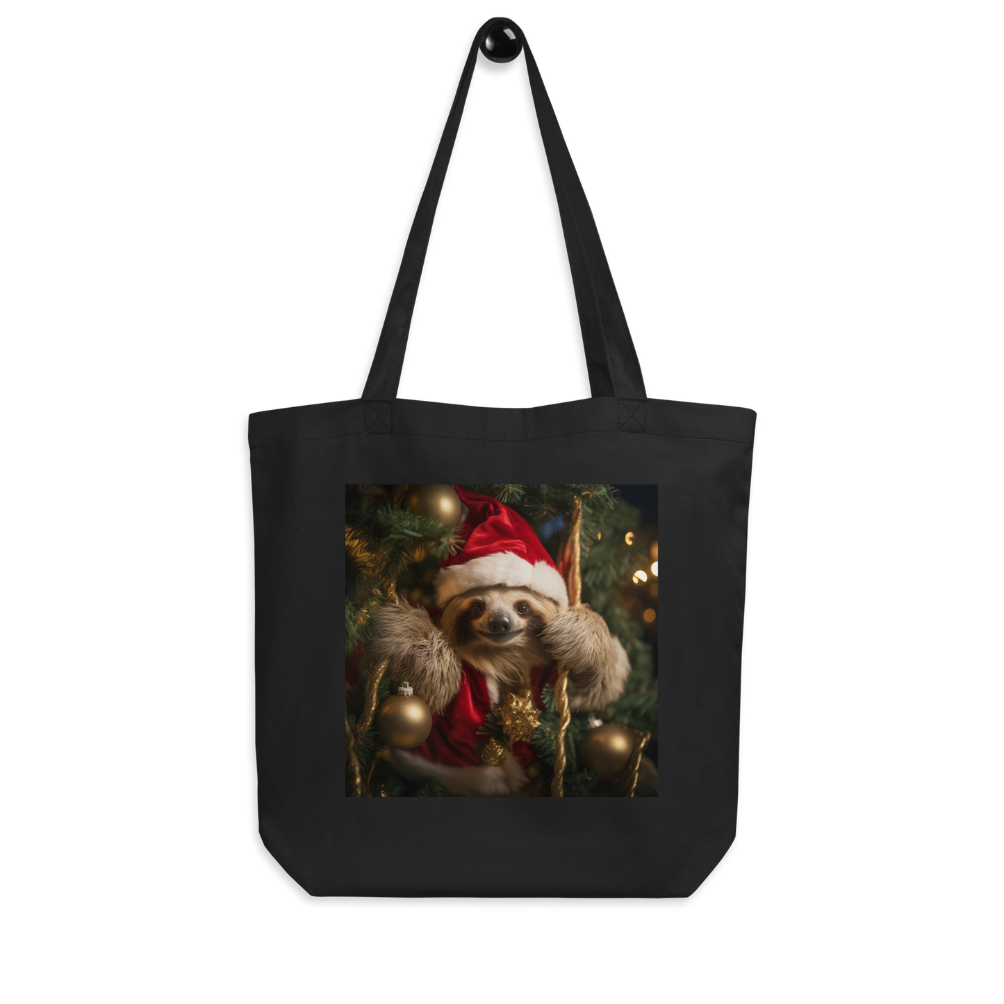 Sloth Christmas Eco Tote Bag