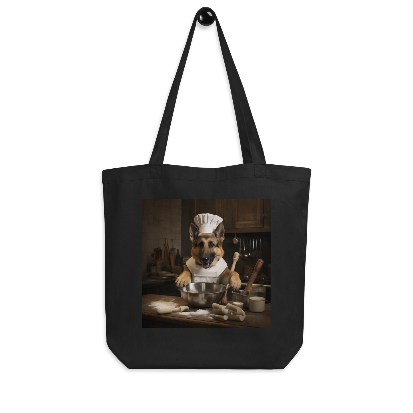 German Shepherd Chef Eco Tote Bag