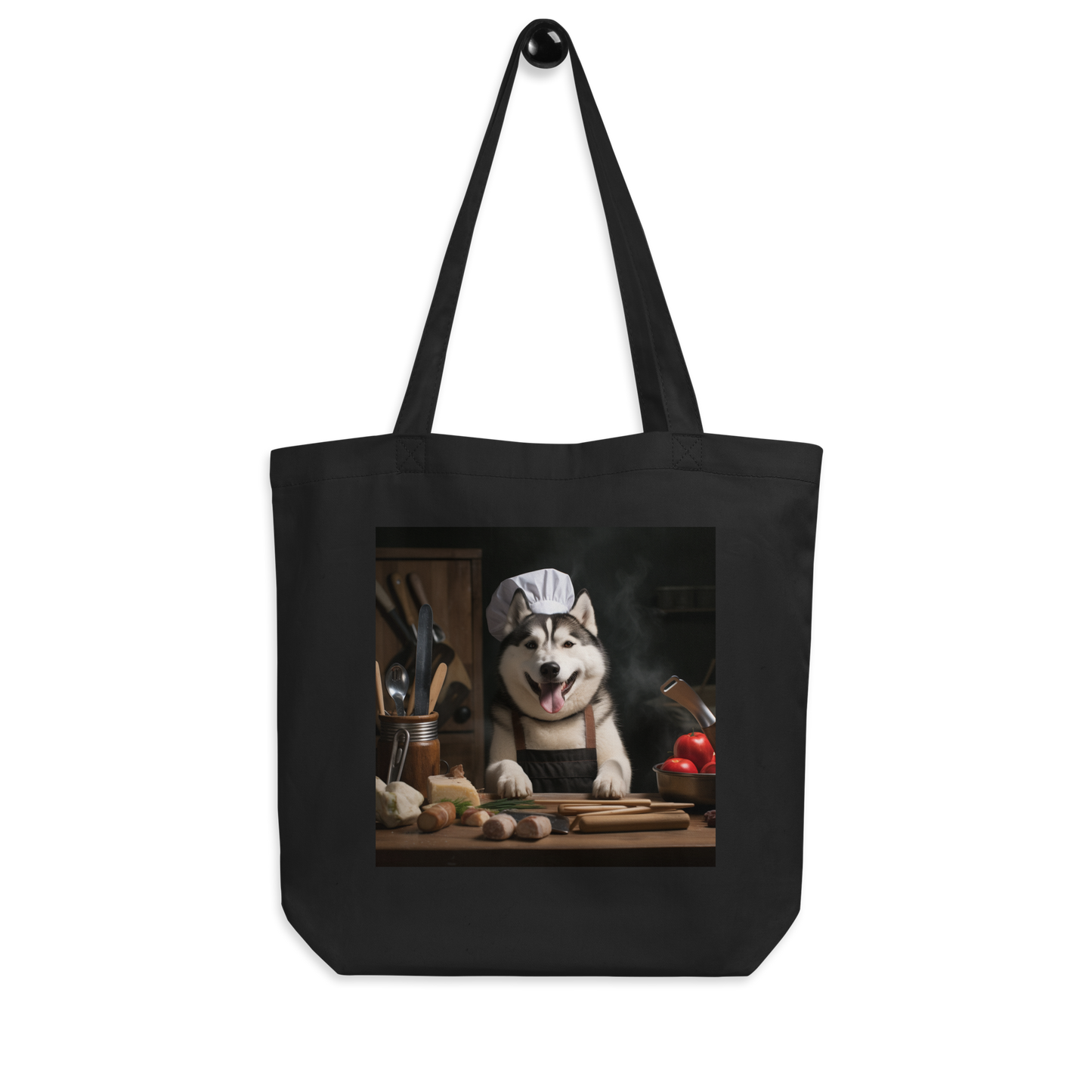 Siberian Husky Chef Eco Tote Bag