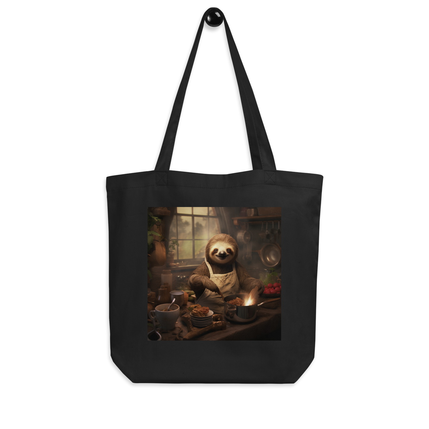 Sloth Chef Eco Tote Bag