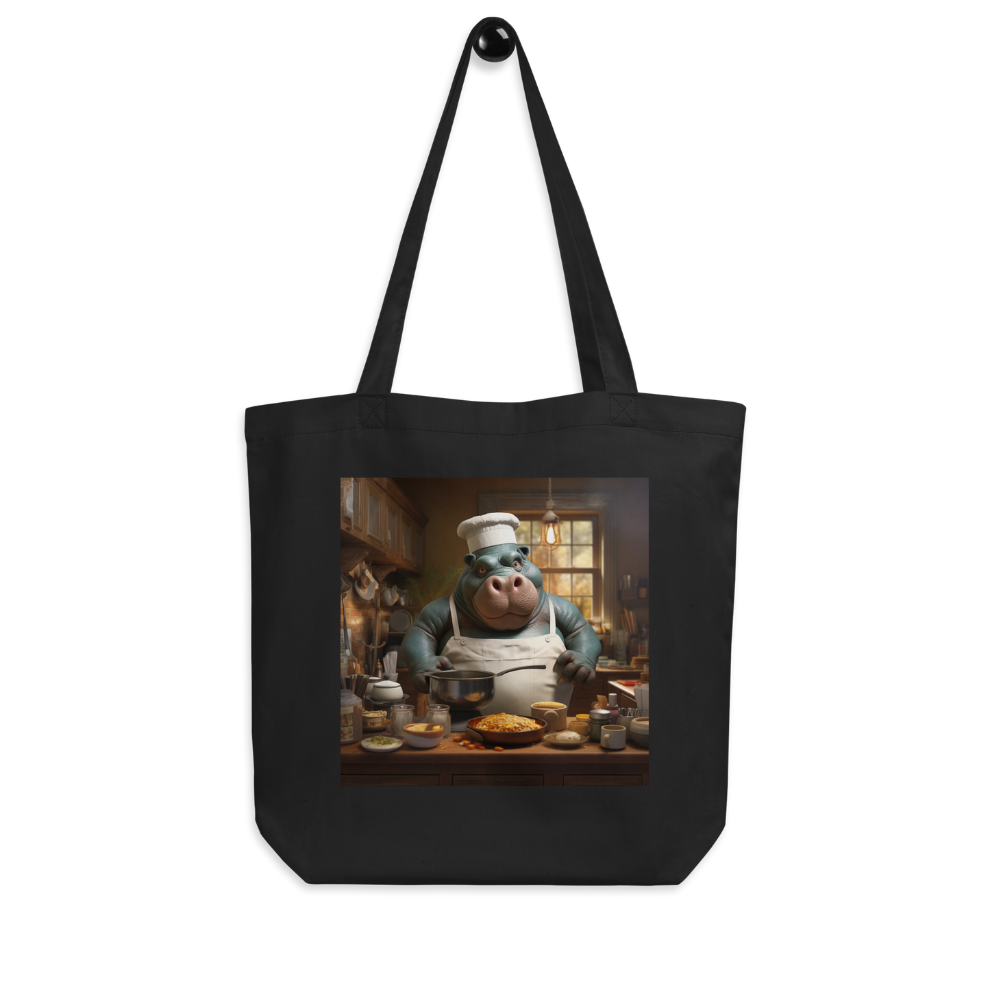 Hippo Chef Eco Tote Bag