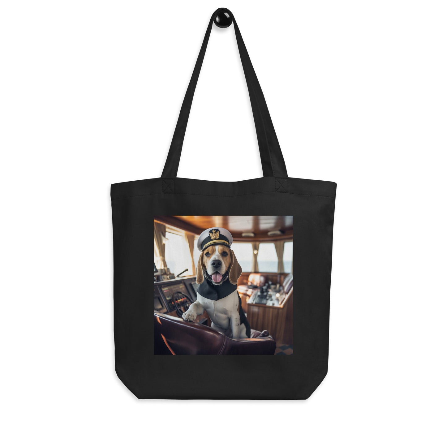 Beagle Navyofficer Eco Tote Bag