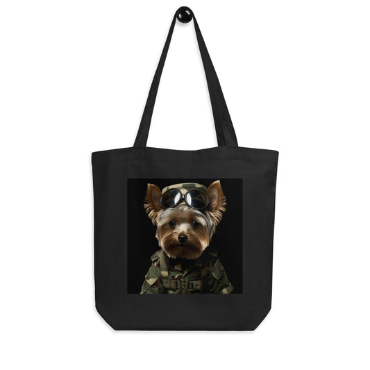 Yorkshire Terrier Military Eco Tote Bag