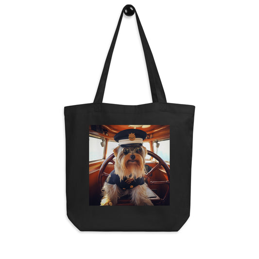 Yorkshire Terrier CruiseShipCaptain Eco Tote Bag