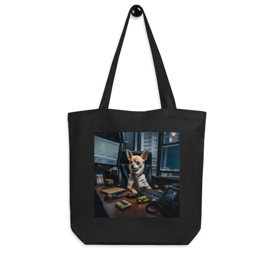 Chihuahua Stock Trader Eco Tote Bag