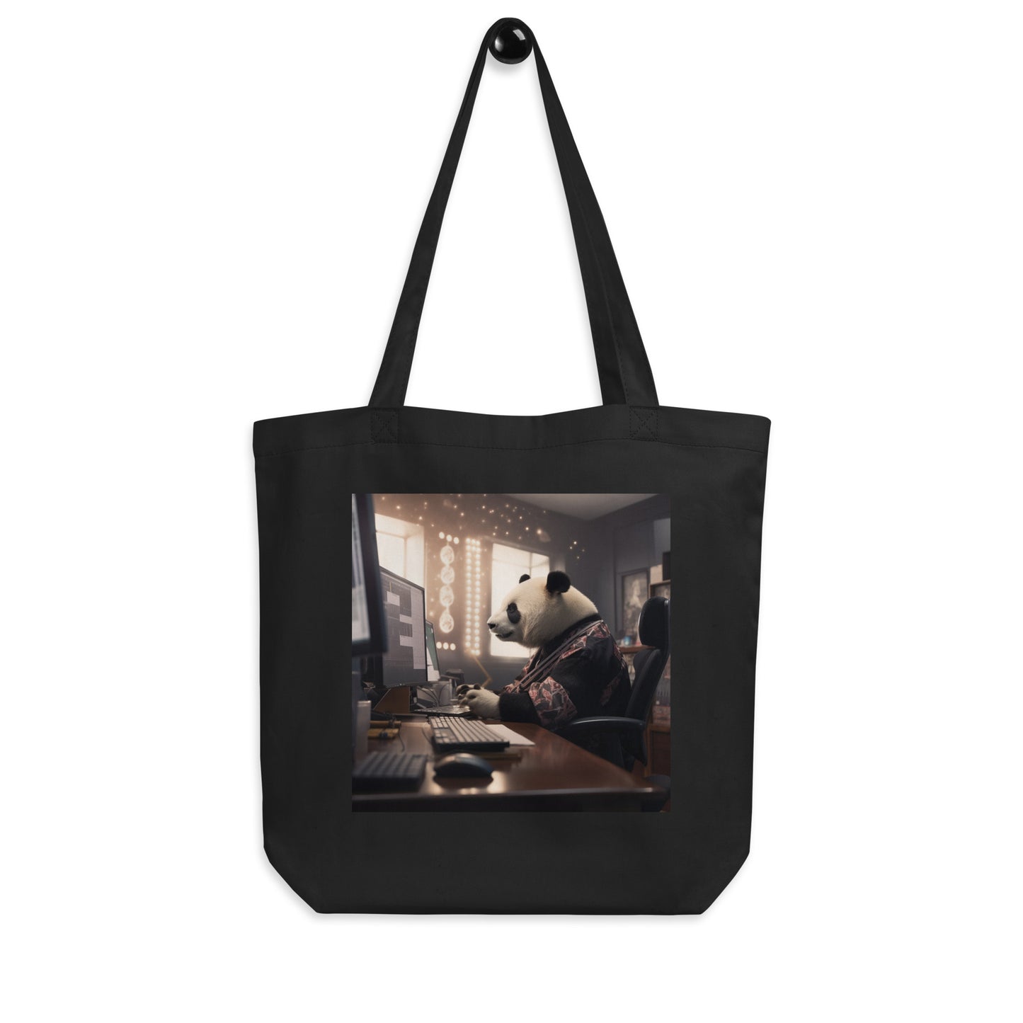 Panda Stock Trader Eco Tote Bag