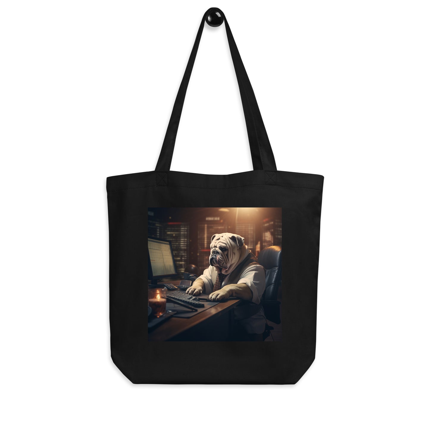 Bulldog Stock Trader Eco Tote Bag