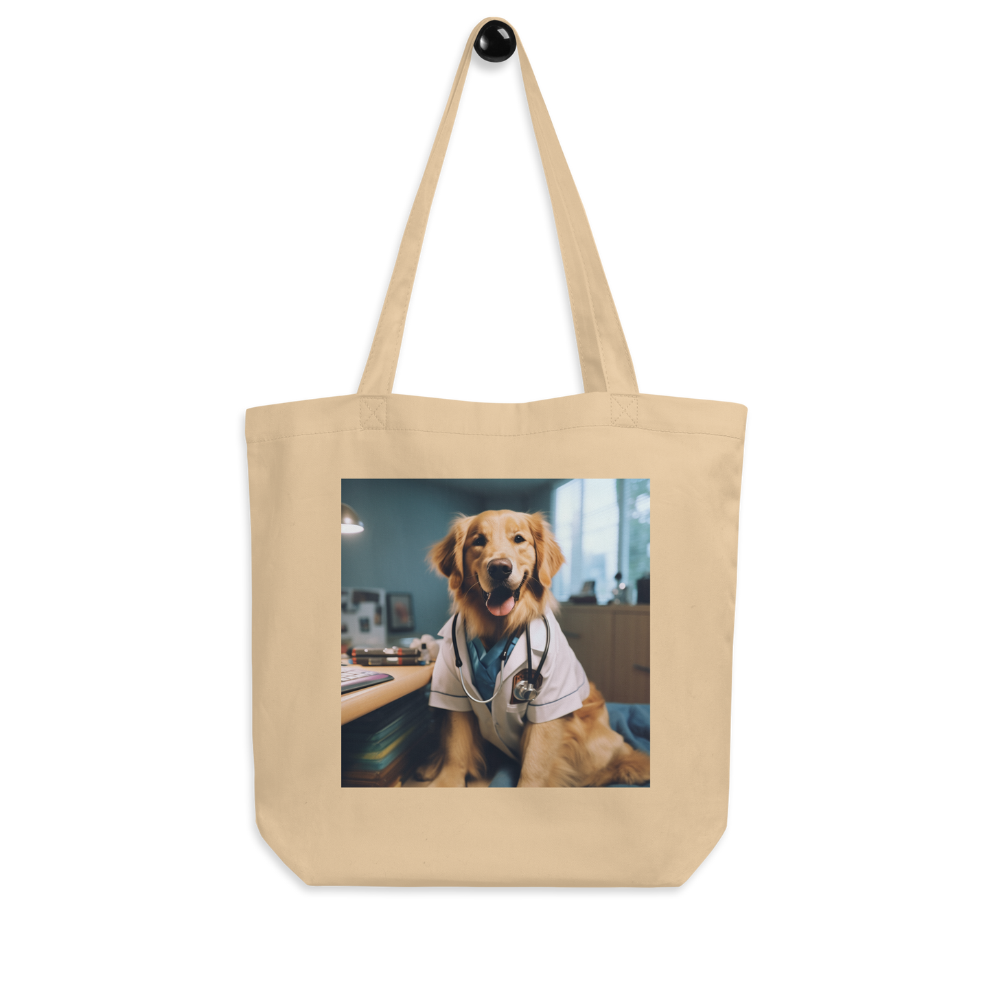 Golden Retriever Doctor Eco Tote Bag