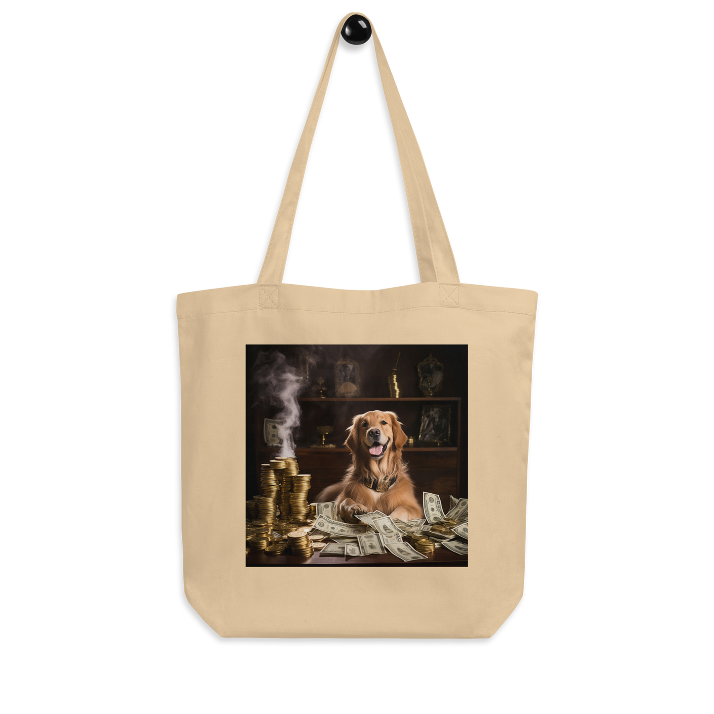 Golden Retriever Millionaire Eco Tote Bag