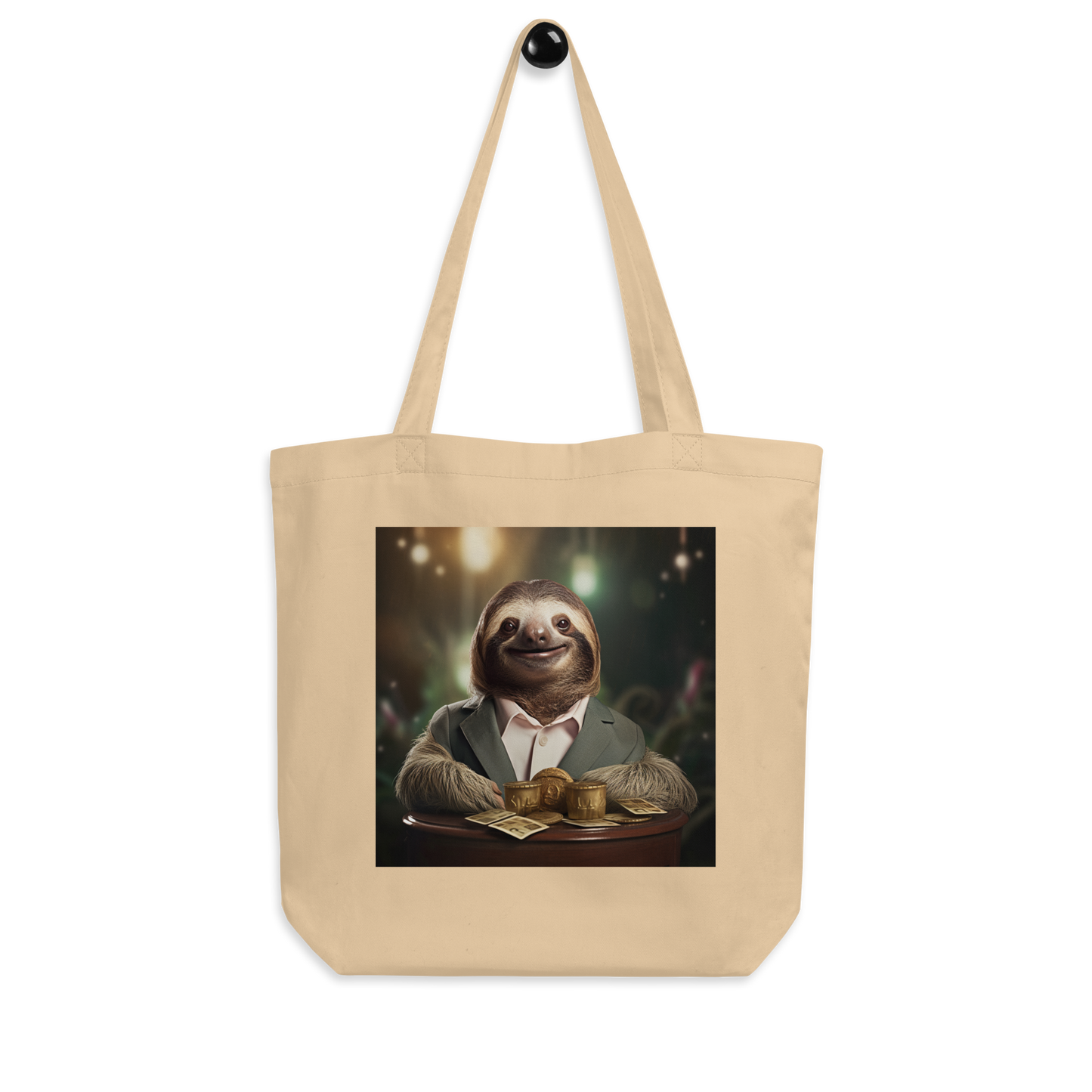 Sloth Millionaire Eco Tote Bag