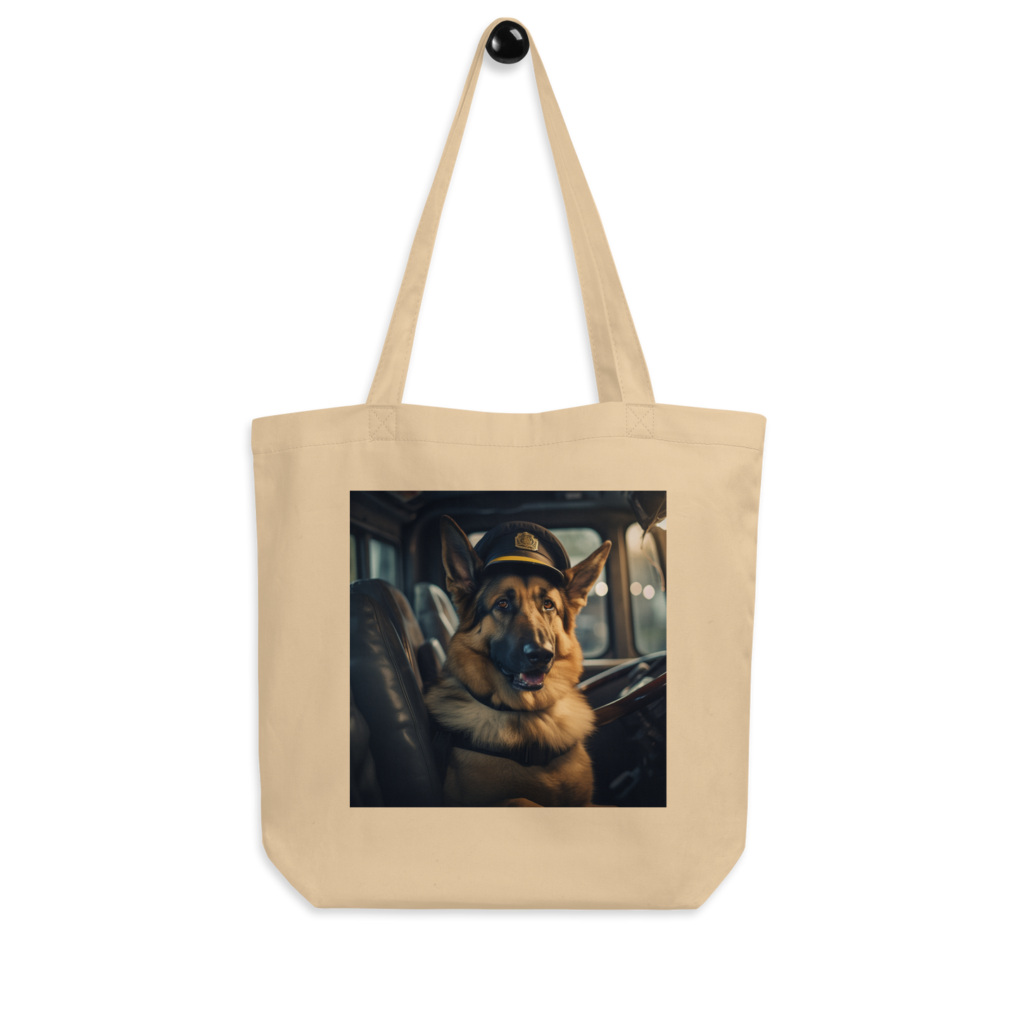 German Shepherd Bus Driver Eco Tote Bag