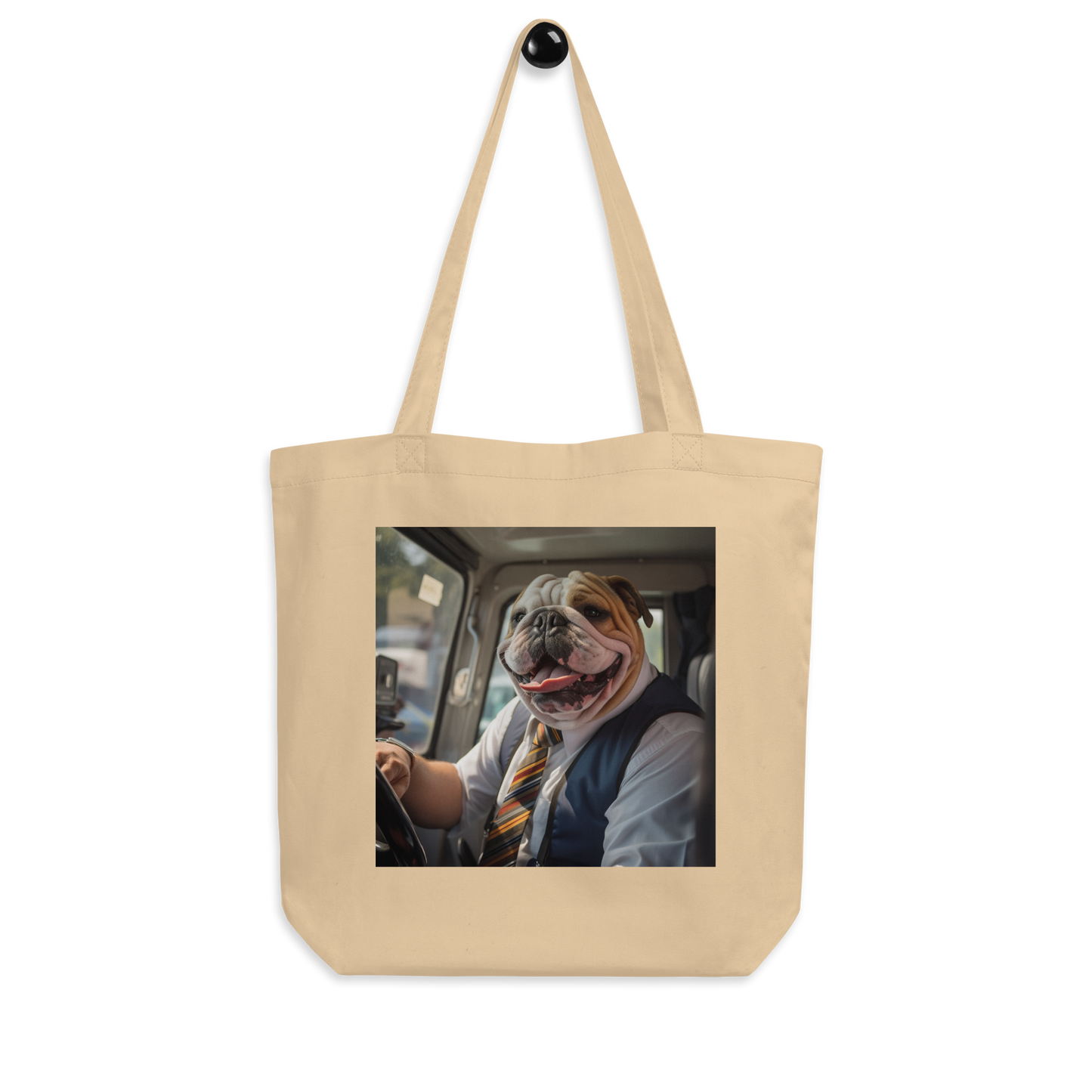 Bulldog Bus Driver Eco Tote Bag