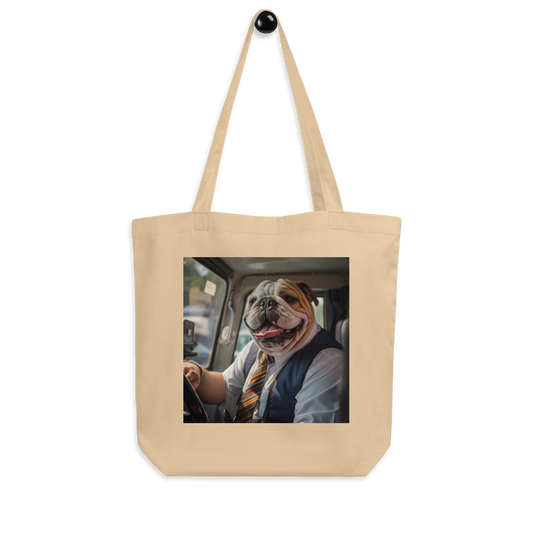 Bulldog Bus Driver Eco Tote Bag