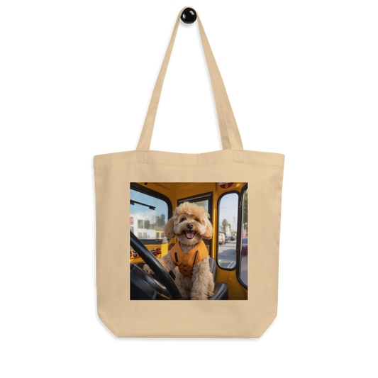 Poodle Bus Driver Eco Tote Bag
