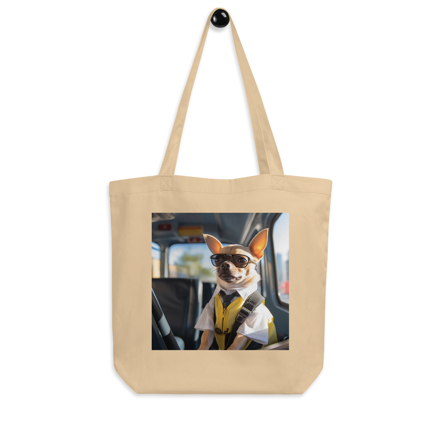 Chihuahua Bus Driver Eco Tote Bag