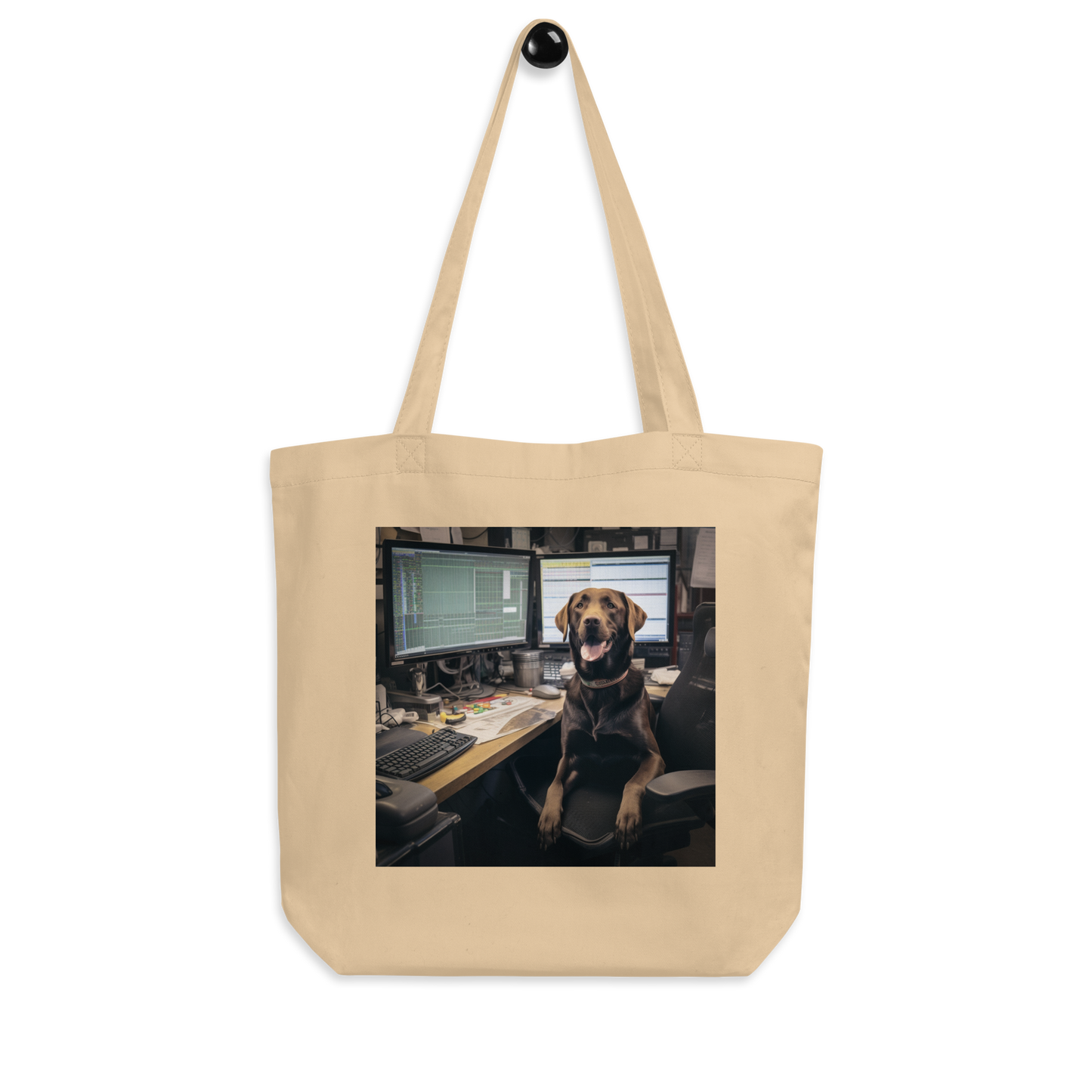 Labrador Retriever Stock Trader Eco Tote Bag