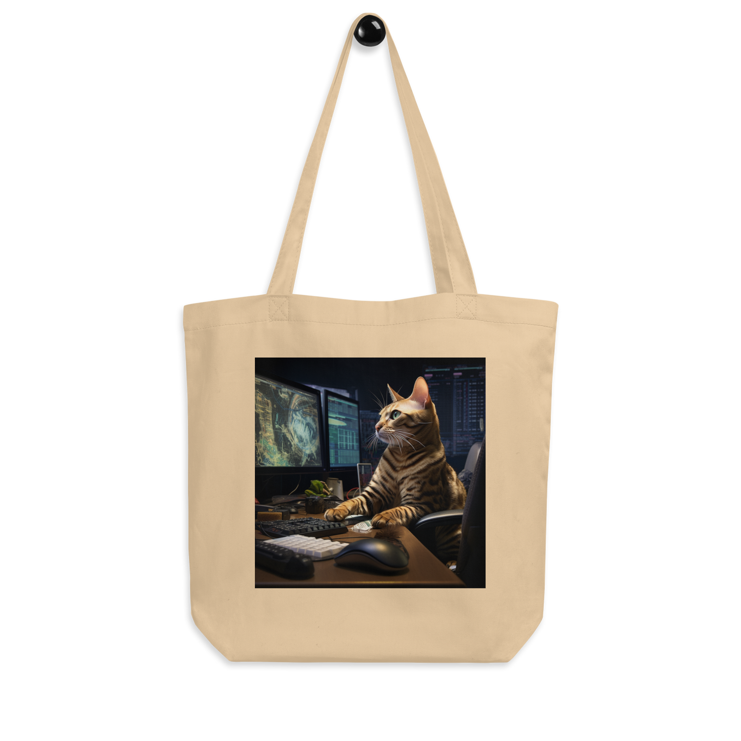 Domestic Shorthair Stock Trader Eco Tote Bag