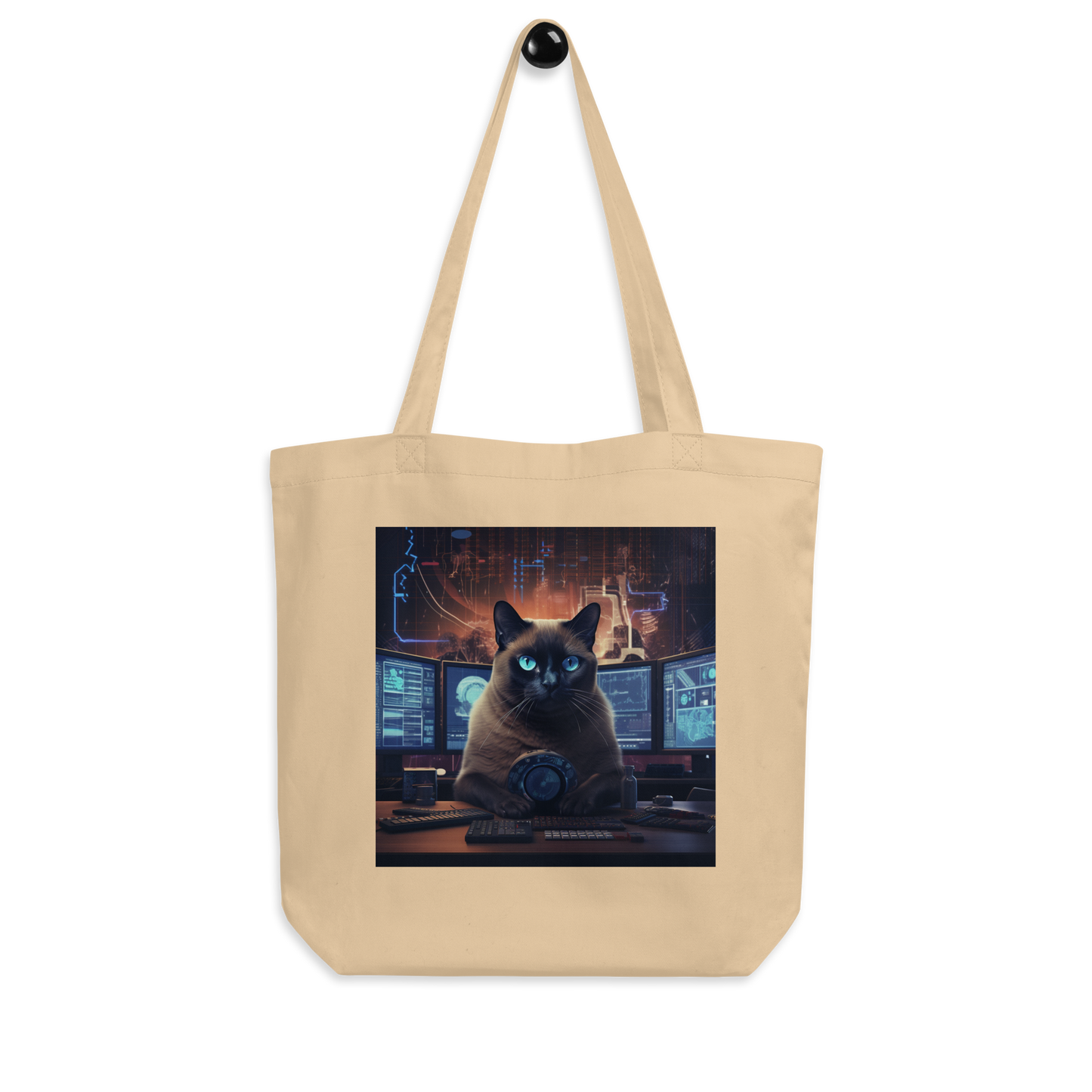 Siamese Stock Trader Eco Tote Bag