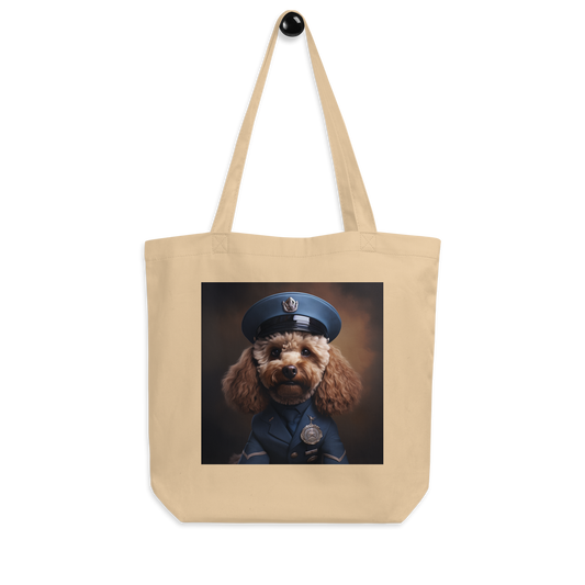 Poodle Air Force Officer Eco Tote Bag