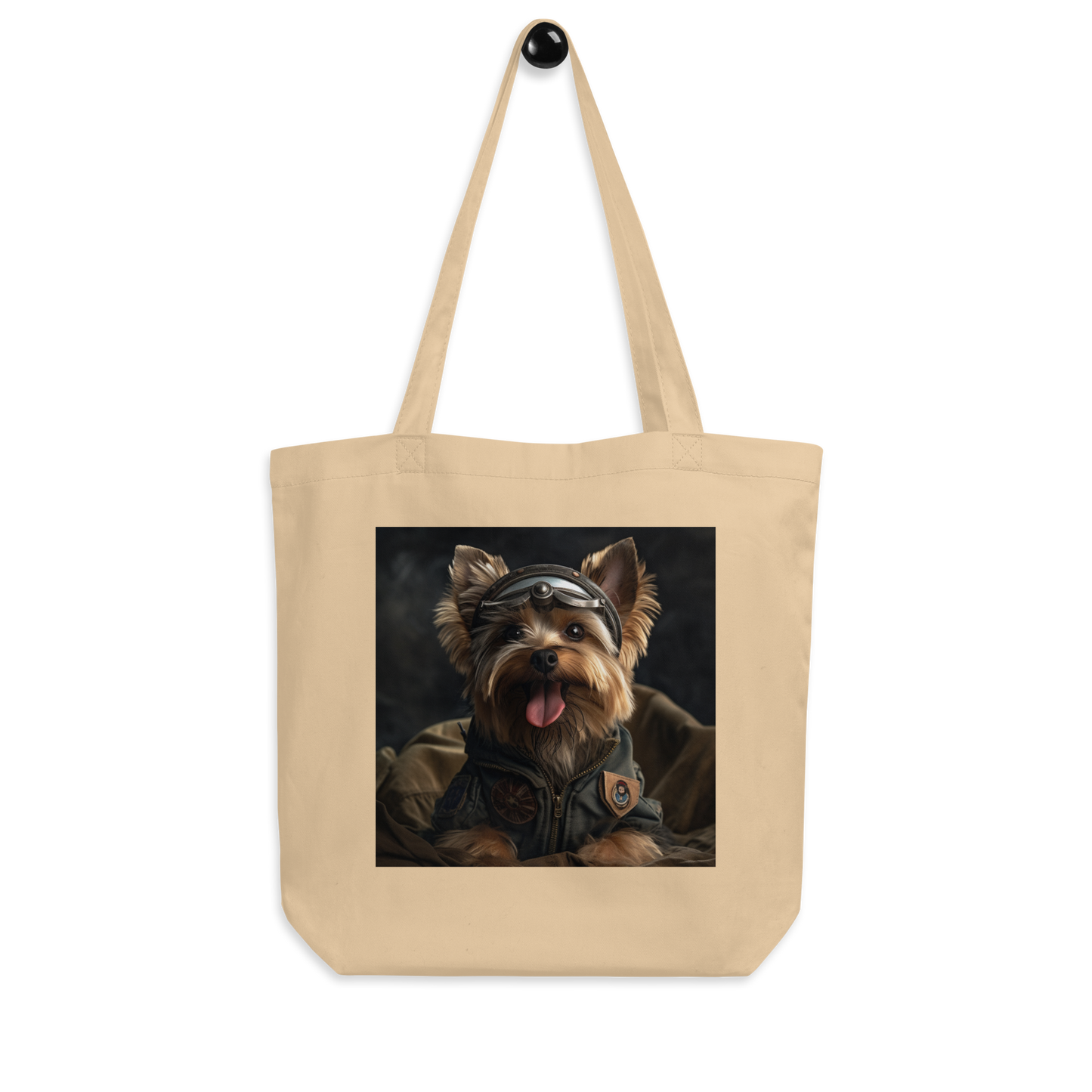 Yorkshire Terrier Air Force Officer Eco Tote Bag