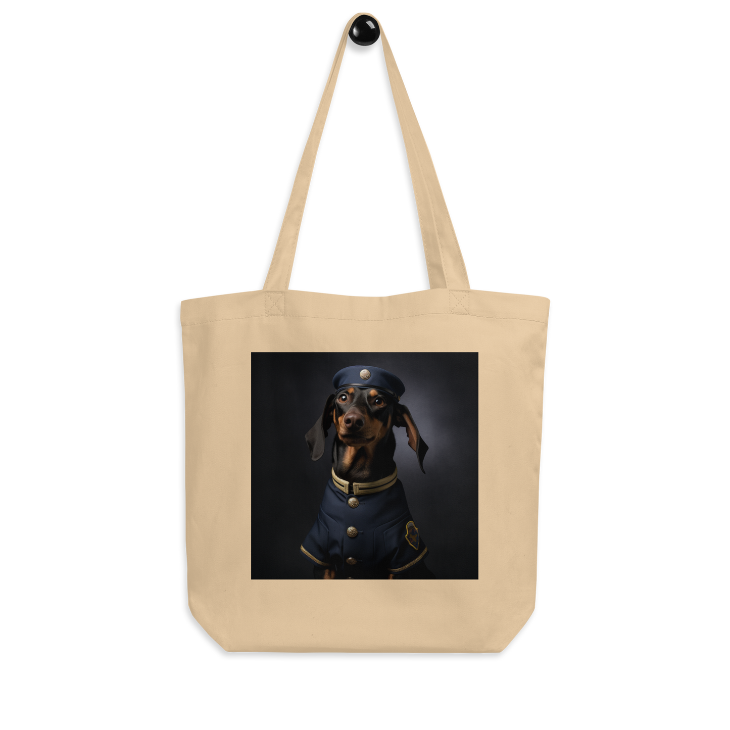 Dachshund Air Force Officer Eco Tote Bag