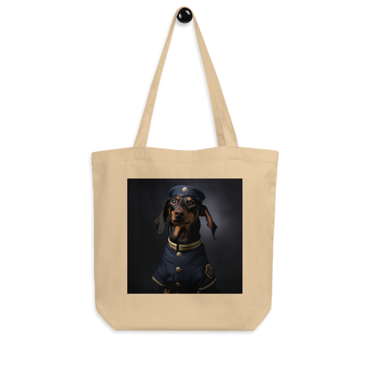 Dachshund Air Force Officer Eco Tote Bag