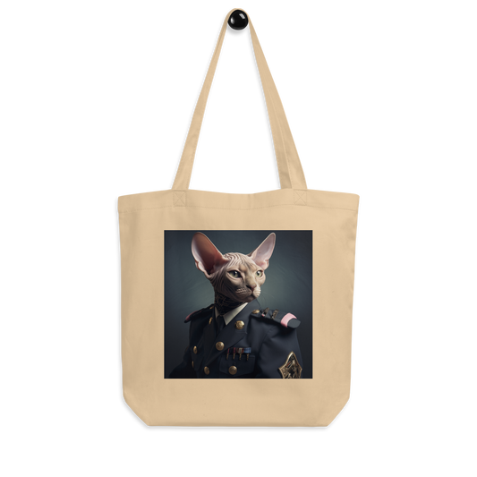 Sphynx Air Force Officer Eco Tote Bag