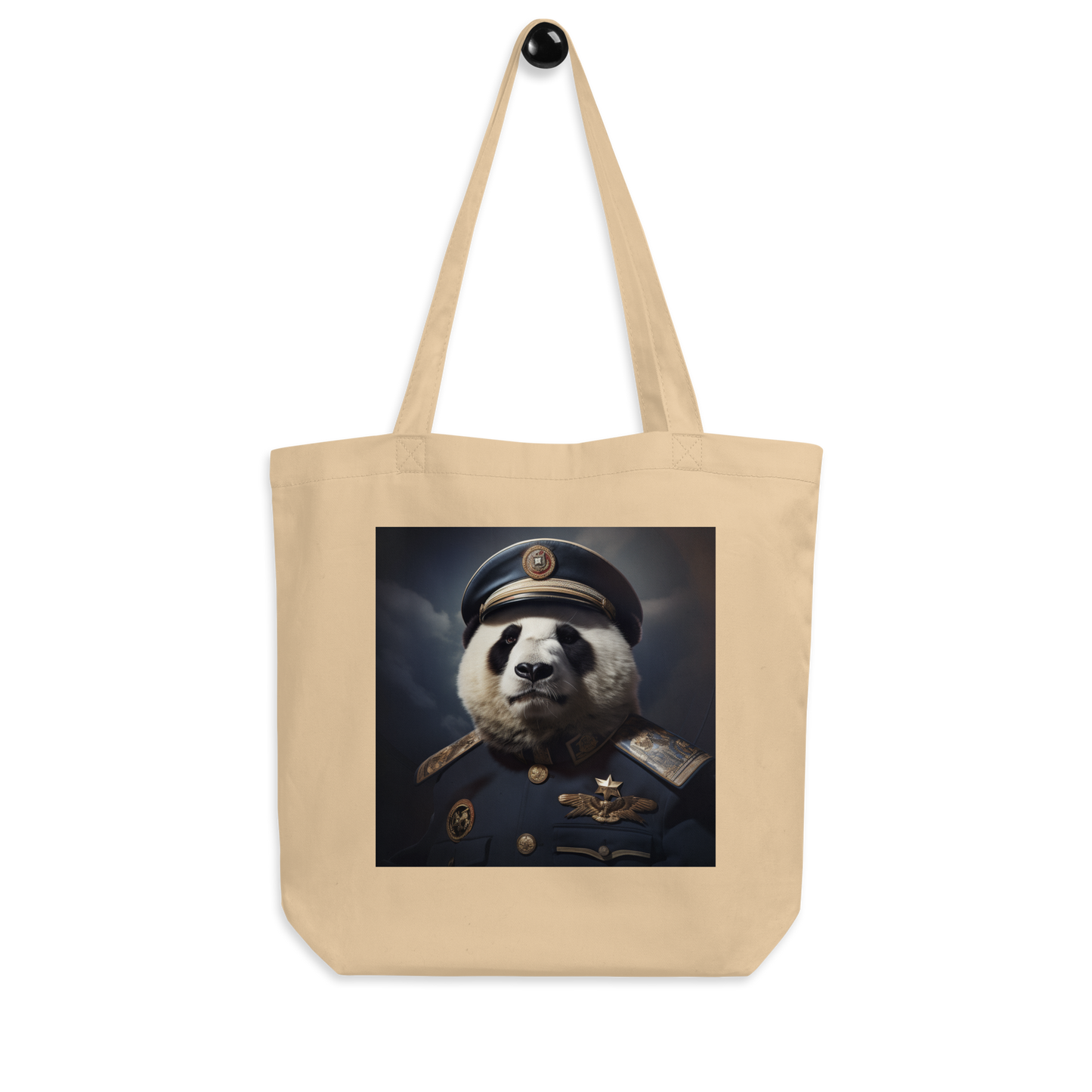 Panda Air Force Officer Eco Tote Bag