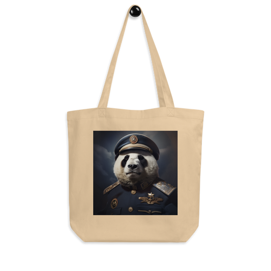 Panda Air Force Officer Eco Tote Bag
