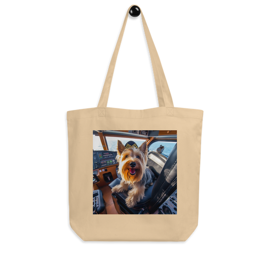 Yorkshire Terrier Airline Pilot Eco Tote Bag