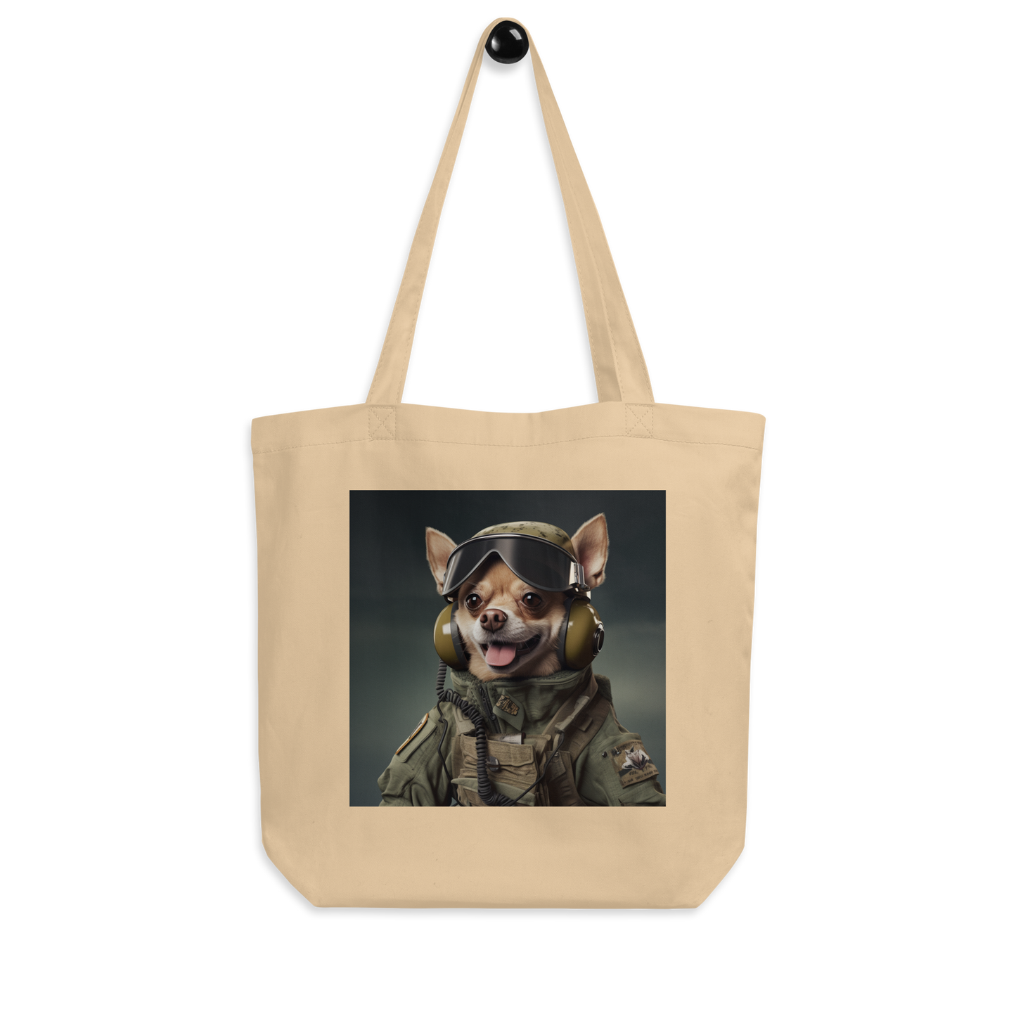 Chihuahua Airline Pilot Eco Tote Bag