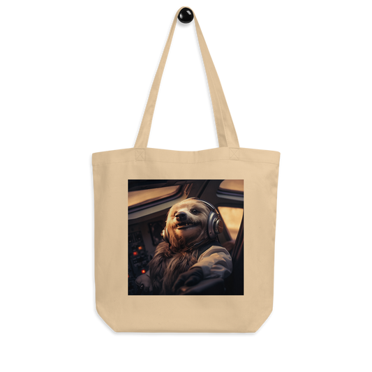 Sloth Airline Pilot Eco Tote Bag