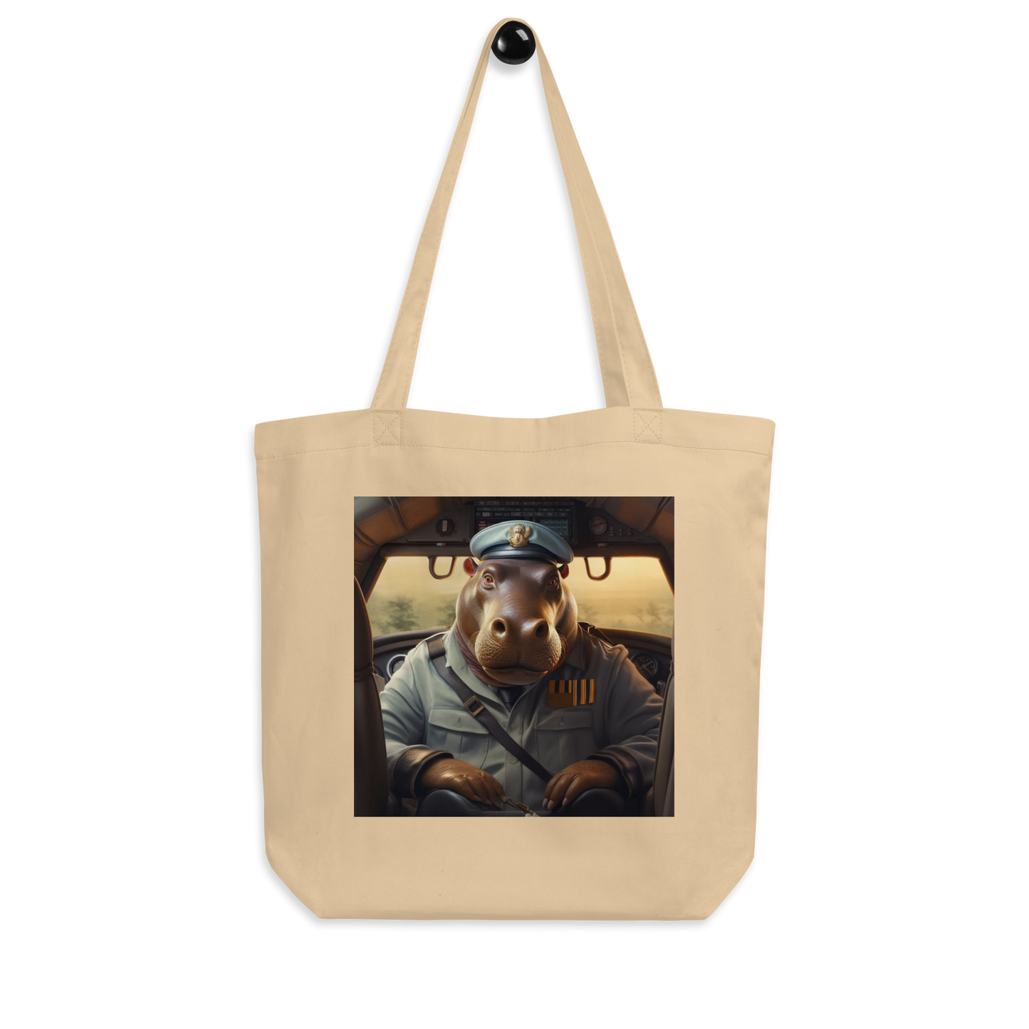 Hippo Airline Pilot Eco Tote Bag