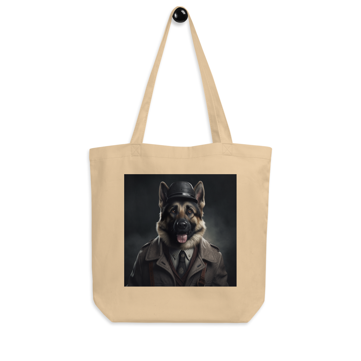 German Shepherd Detective Eco Tote Bag