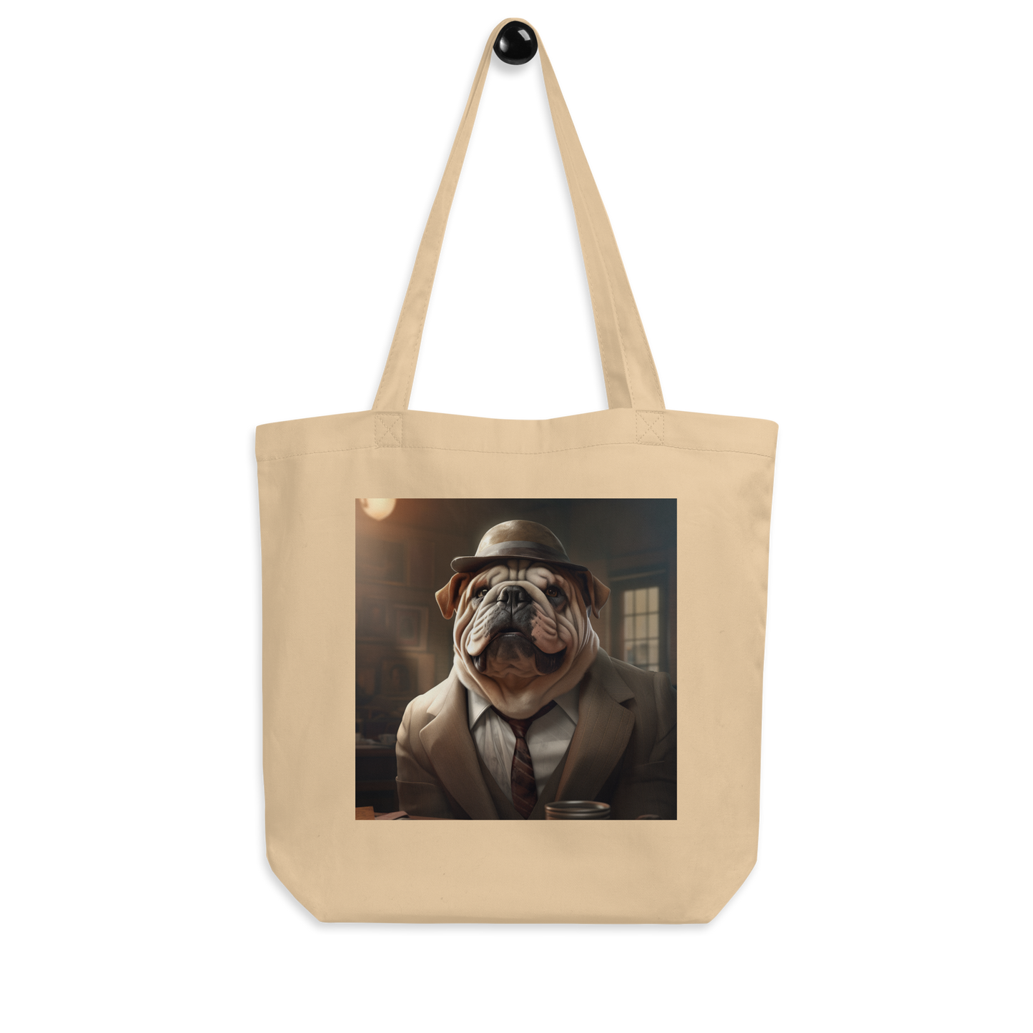 Bulldog Detective Eco Tote Bag