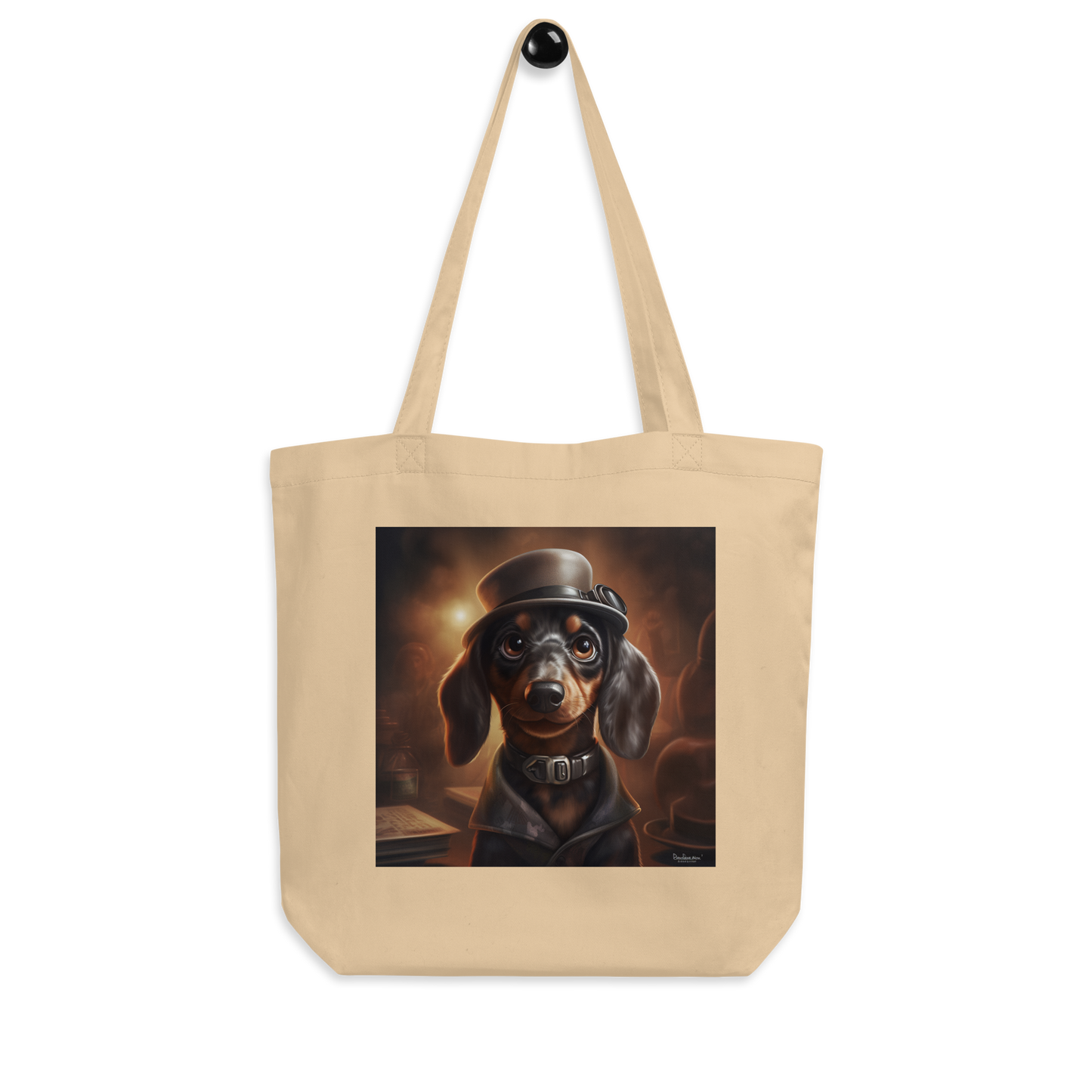 Dachshund Detective Eco Tote Bag