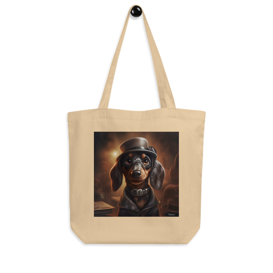 Dachshund Detective Eco Tote Bag