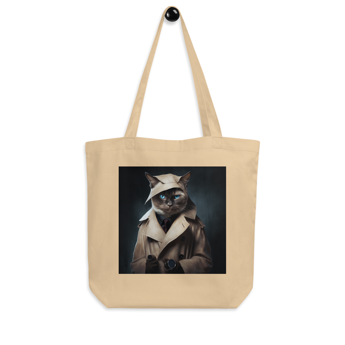 Siamese Detective Eco Tote Bag