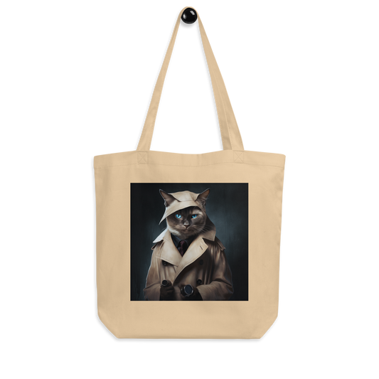 Siamese Detective Eco Tote Bag