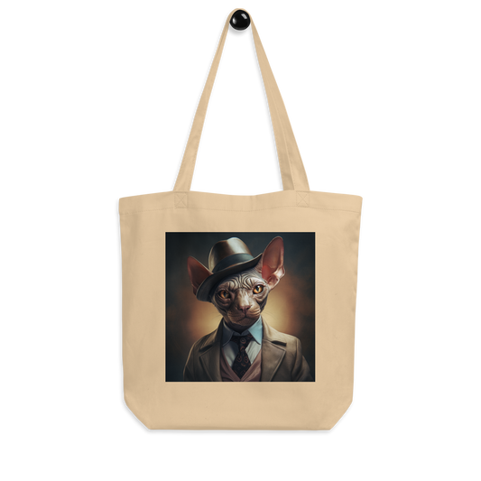 Sphynx Detective Eco Tote Bag