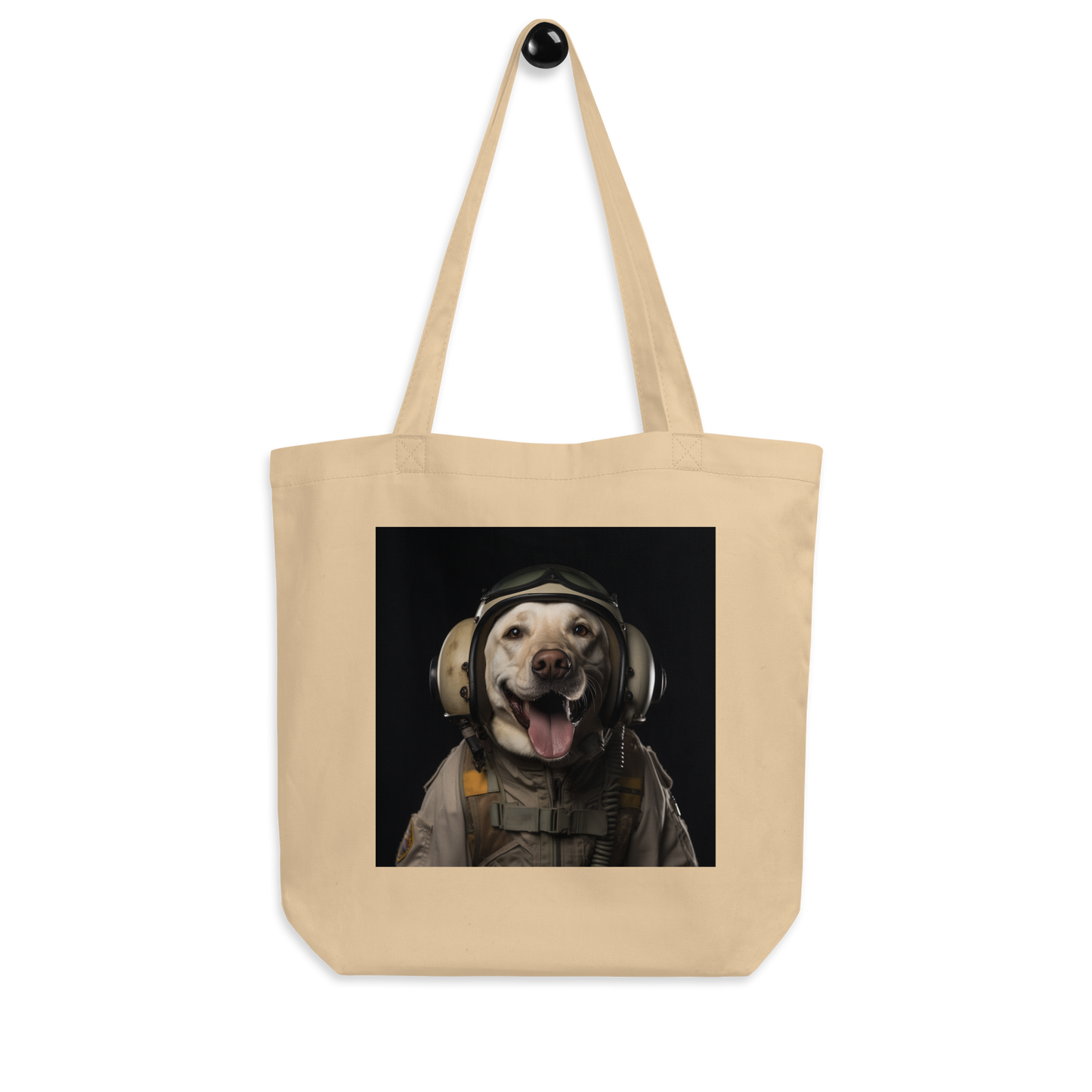 Labrador Retriever Military Person Eco Tote Bag