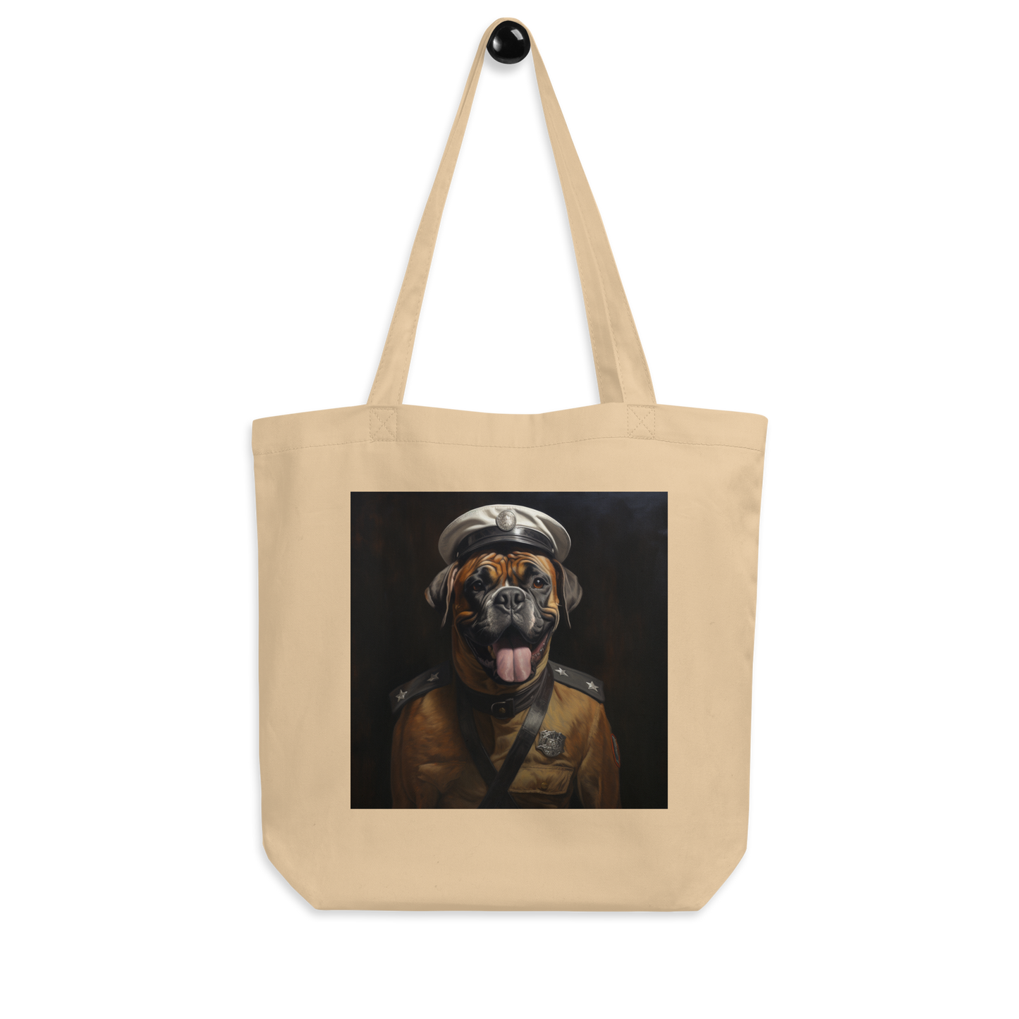 Boxer Military Person Eco Tote Bag